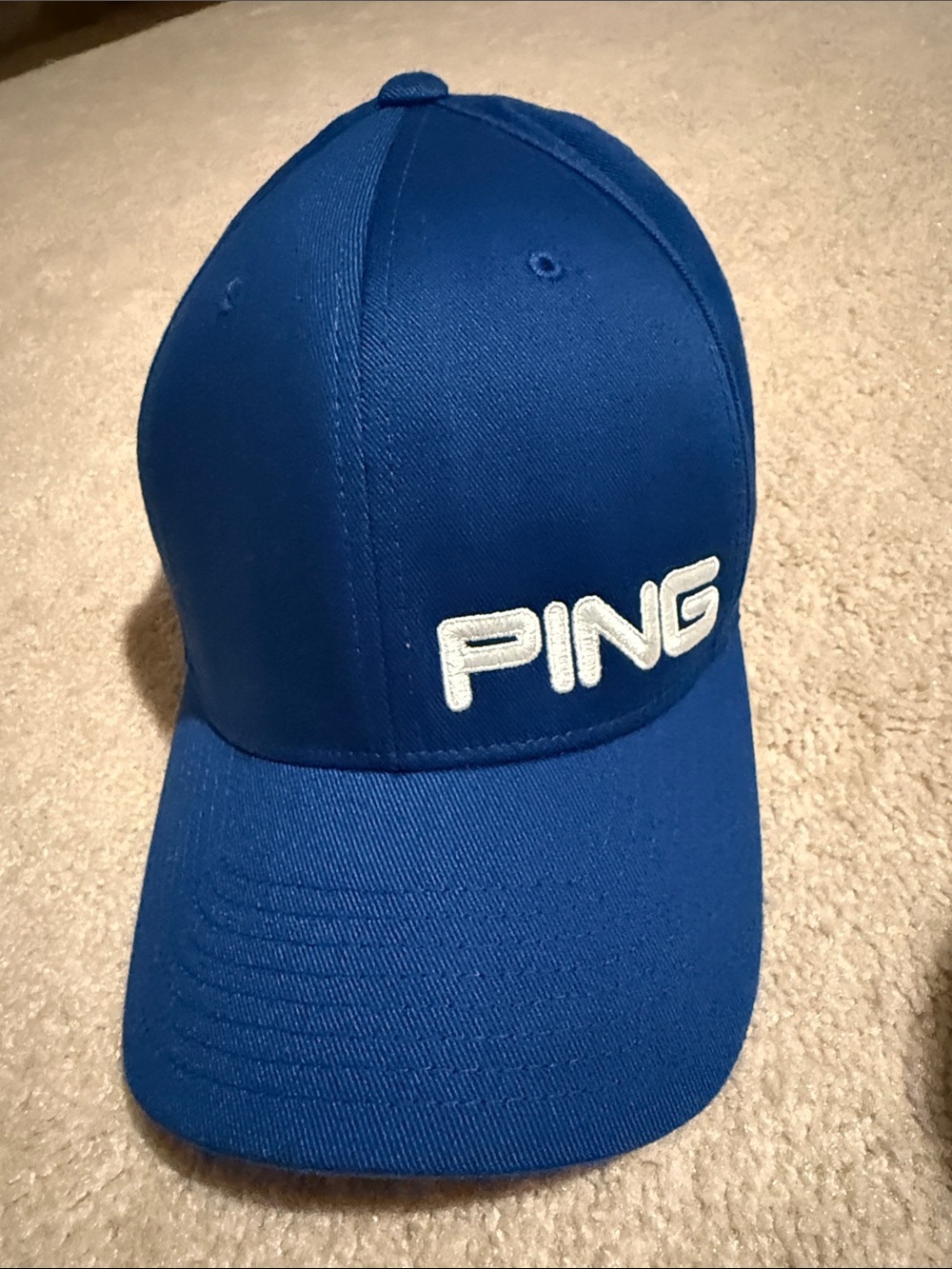 Ping Royal Blue Golf Cap with White Logo